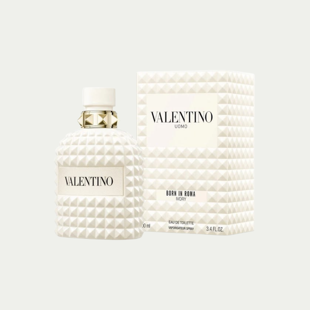 Decant de Uomo Born In Roma Ivory 100 ml por Valentino Garavani — Fragancia original