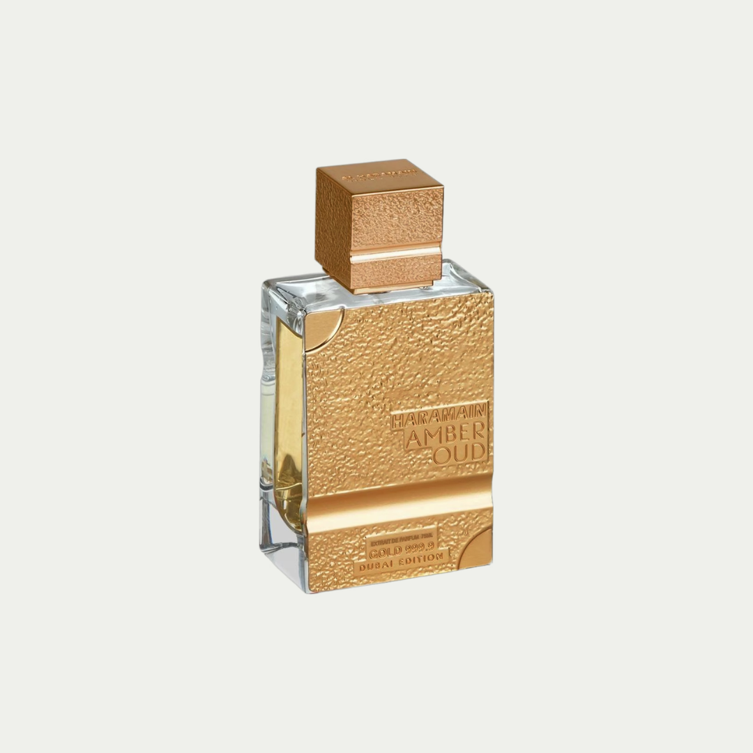 Decant de Amber Oud Gold 999.9 Dubai Edition 100 ml por Al Haramain — Fragancia original
