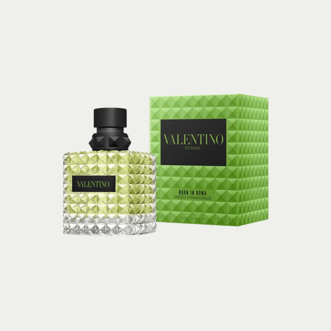 Decant de Donna Born In Roma Green Stravaganza 100 ml por Valentino Garavani — Fragancia original